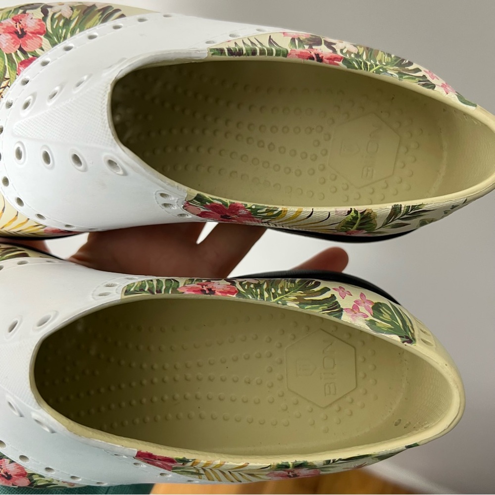 - Biion Spikekess Golf Saddle Shoes Floral Slip On - Picture 3 of 11